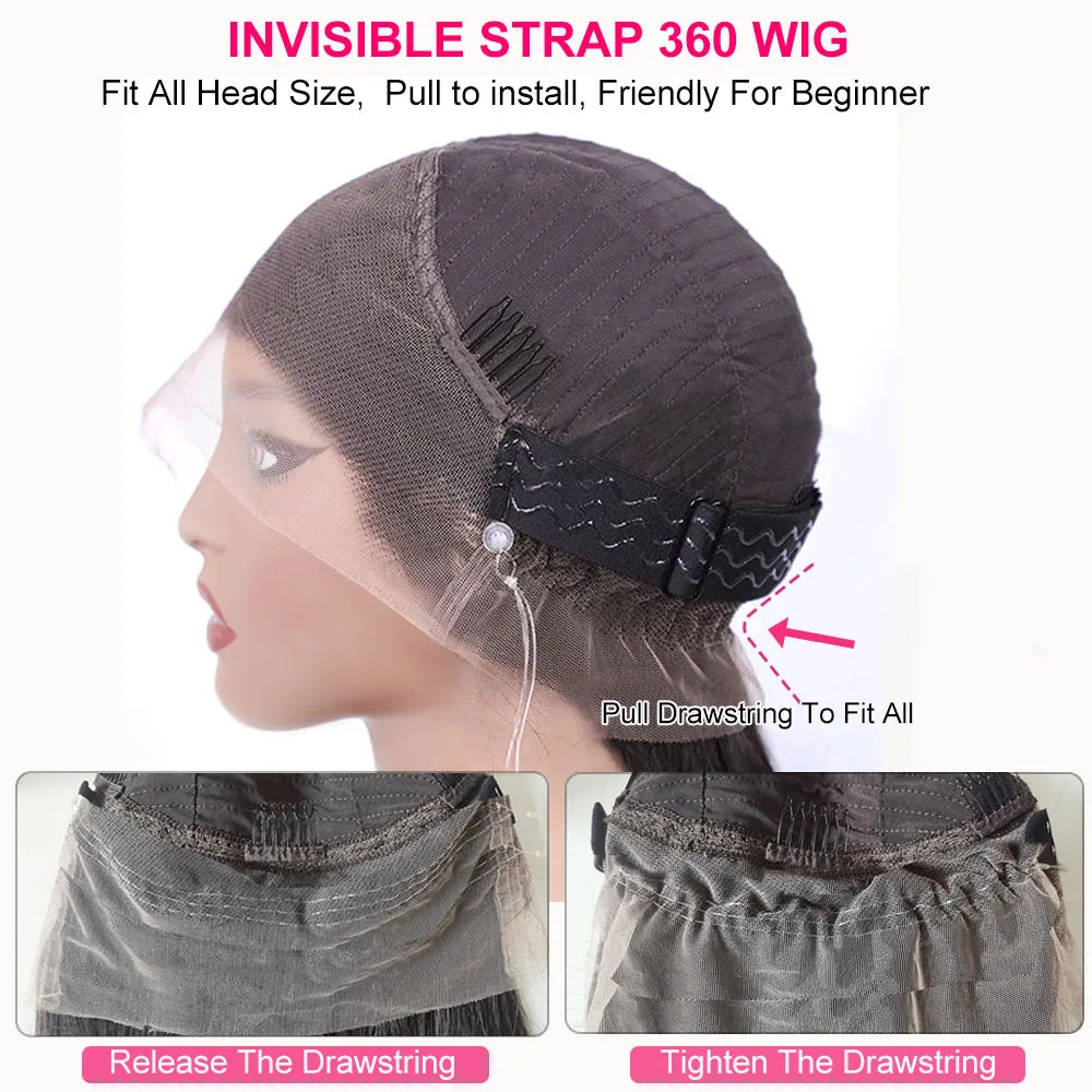 Chocolate Brown Burmese Curly 13x4 13x6 HD Lace Frontal Wig Invisible Strap 360 Full Lace Glueless Wig Lace Front Human Hair Wig