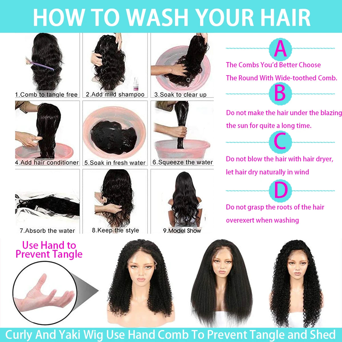 Afro Kinky Curly 13x6/360 HD Human Hair Wig 450 Density Wear And Go 16-36 Inch Glueless Wig Remy Brazilian Curly Wig Human Hair