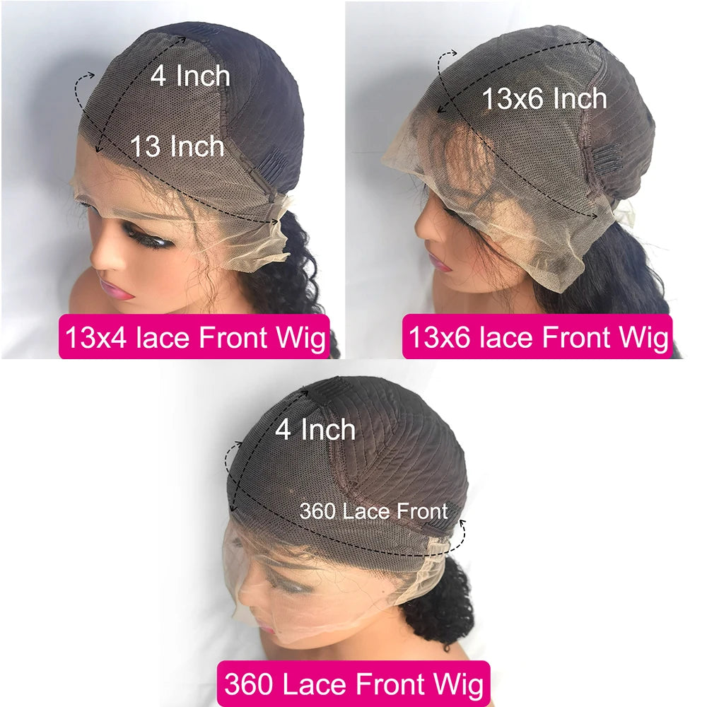 40 Inch Body Wave 13x6 Hd Lace Frontal Wig Human Hair 360 Brazilian Pre Plucked Lace For Women 13x4 Lace Front Wigs 250 Density