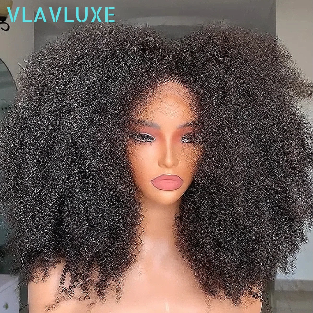 Afro Kinky Curly 13x6/360 HD Human Hair  Wig 450 Density Wear And Go 16-36 Inch Glueless Wig Remy Brazilian Curly Wig Human Hair