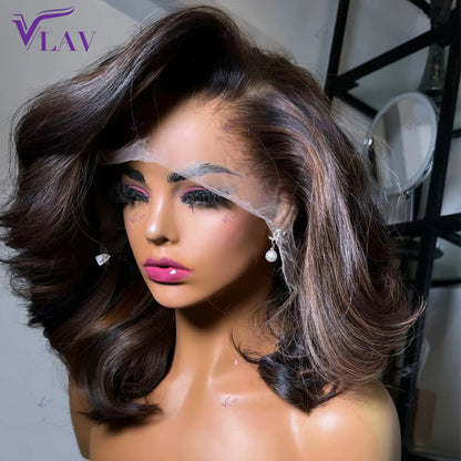 Glueless Wigs Human Hair 400 Density 360 HD Transparent Lace Human Hair Wig 13x4/13x6 Lace Frontal Wig Preplucked 100%Human Hair