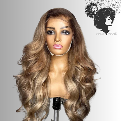 Ash Blonde | 13x6 Invisible HD Lace Voluminous Body Wave Wig(Human Hair)