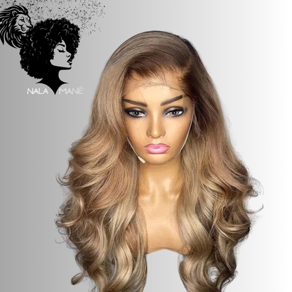 Ash Blonde | 13x6 Invisible HD Lace Voluminous Body Wave Wig(Human Hair)